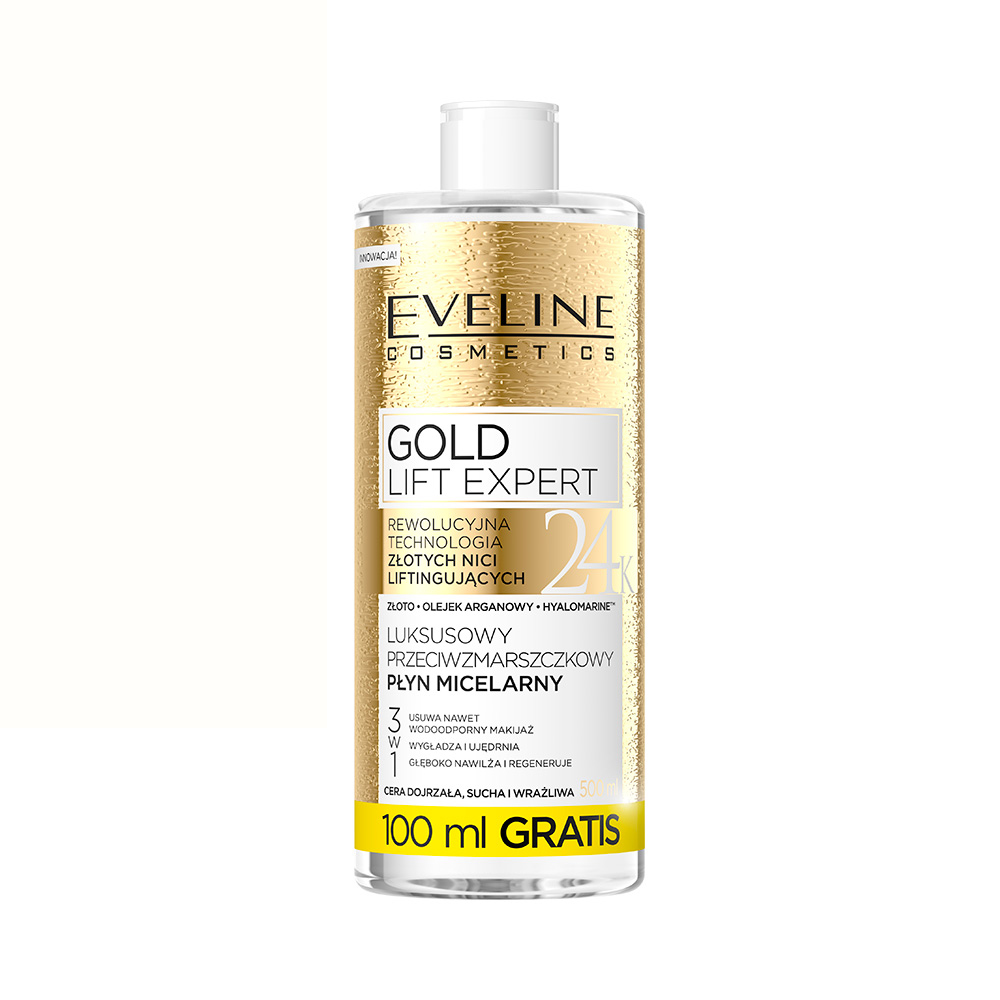 Eveline - Gold Lift Expert Gold lift expert luxury anti-wrinkle micellar water anti-age 3in1