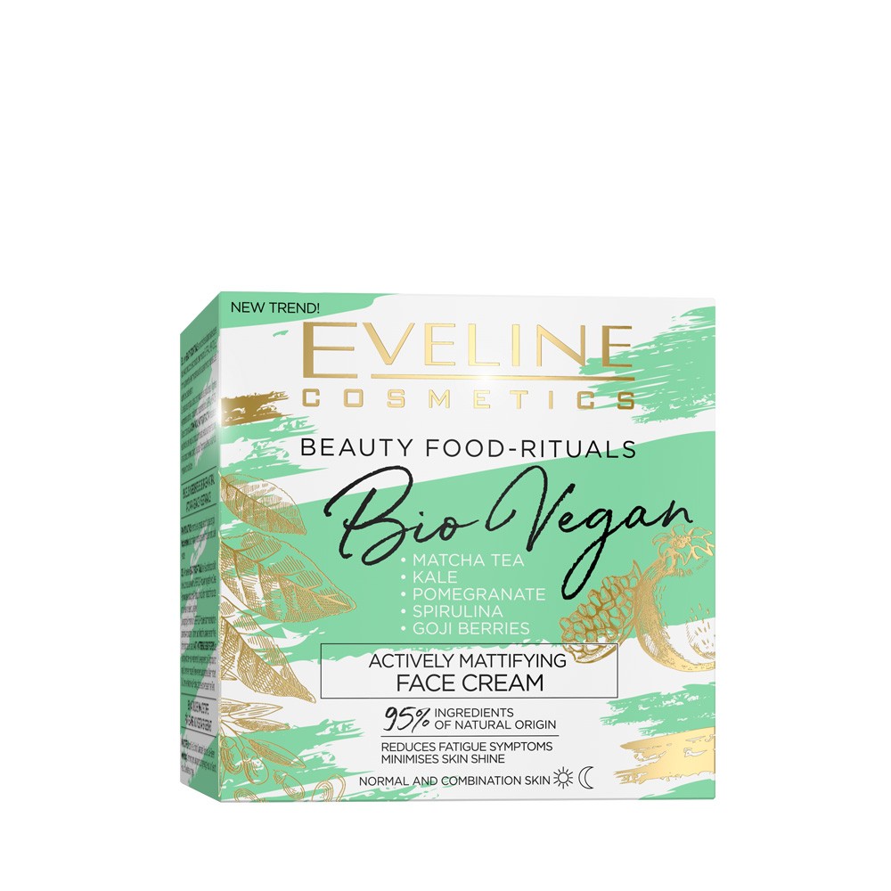 Eveline - Natural Beauty Foods Actively mattifying day and night face cream