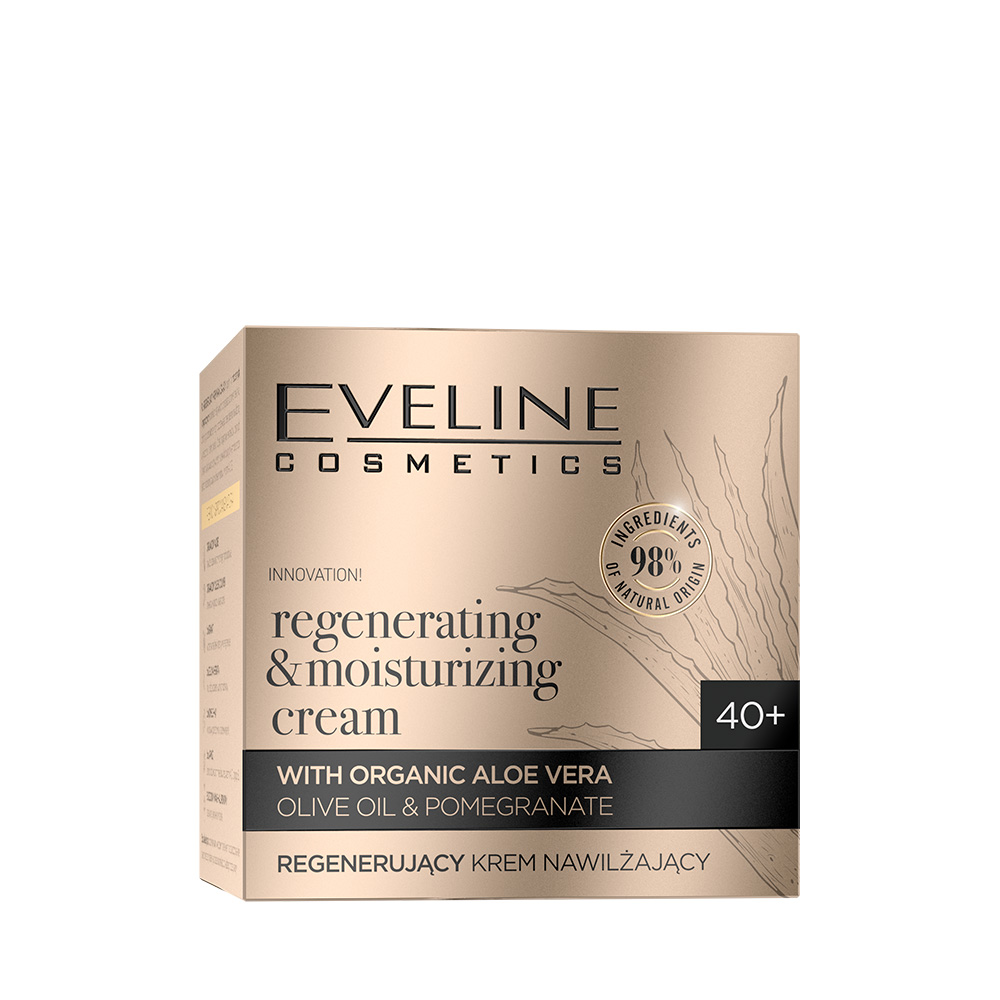 Eveline - ORGANIC GOLD Regenerating&moisturizing cream with organic aloe vera