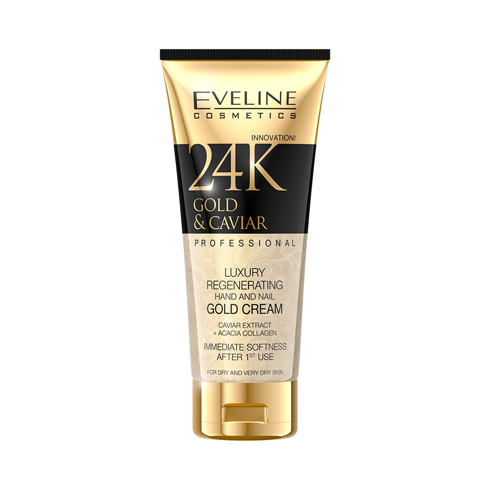 Eveline - 24k Gold Luxury regenerating hand and nail gold cream