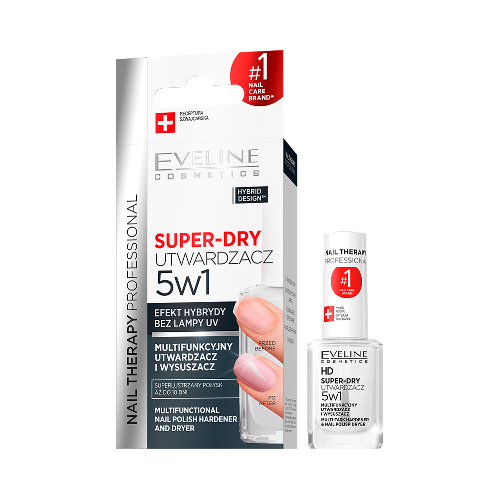 Eveline - Nail Therapy Super-dry top coat 5in1