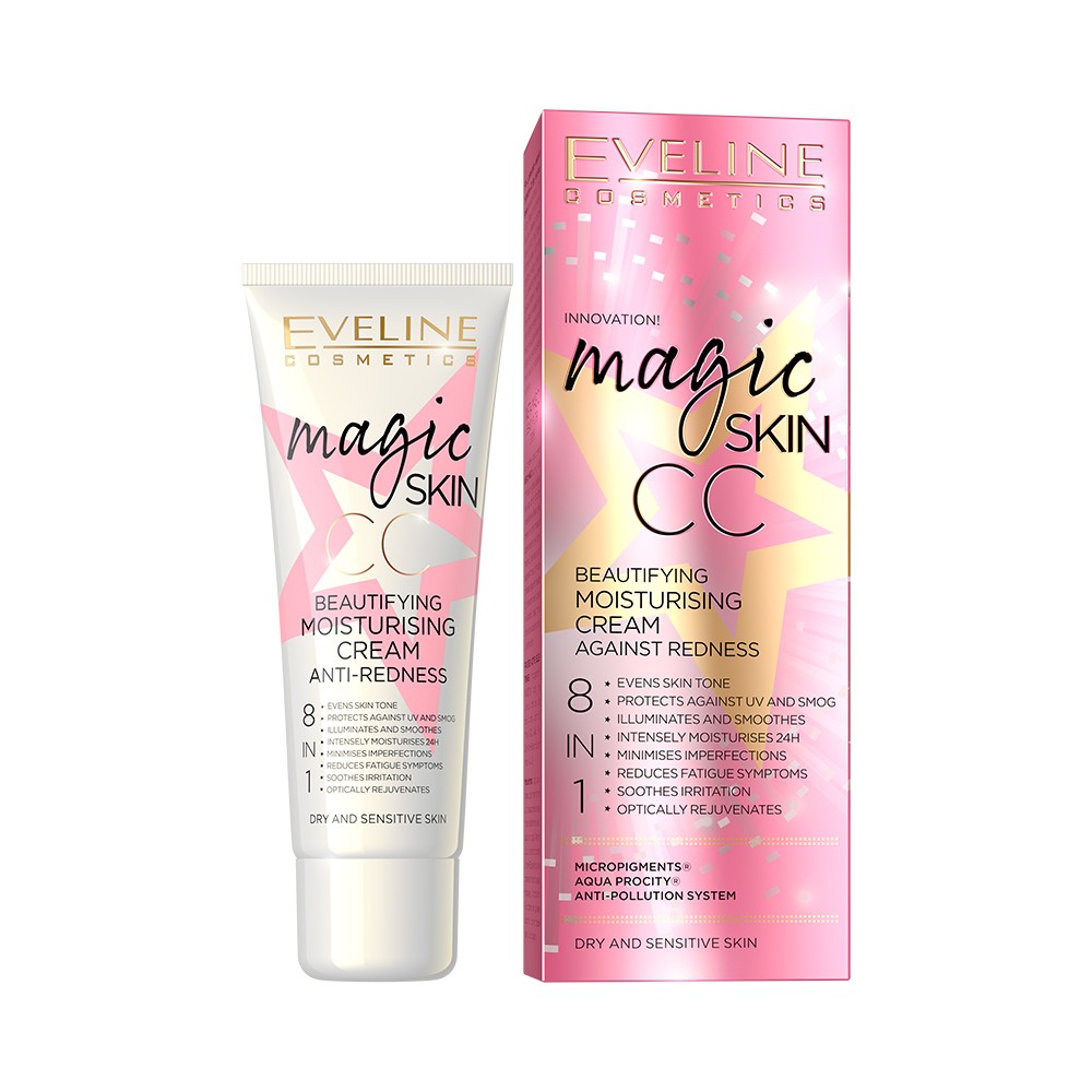 Eveline - Magic Skin CC Magic skin cc moisturizing cream anti-redness 8in1