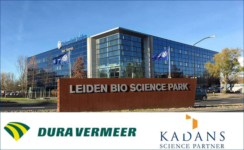 Kadans Science Partner en Dura Vermeer gaan een nieuwe samenwerking aan voor een nieuwbouwproject op Leiden Bio Science Park. Het nieuwbouwproject wordt een bedrijfsverzamelgebouw van ruim 7000 m2 met kantoren, laboratoria en vergaderfaciliteiten verspreid over 7 verdiepingen.