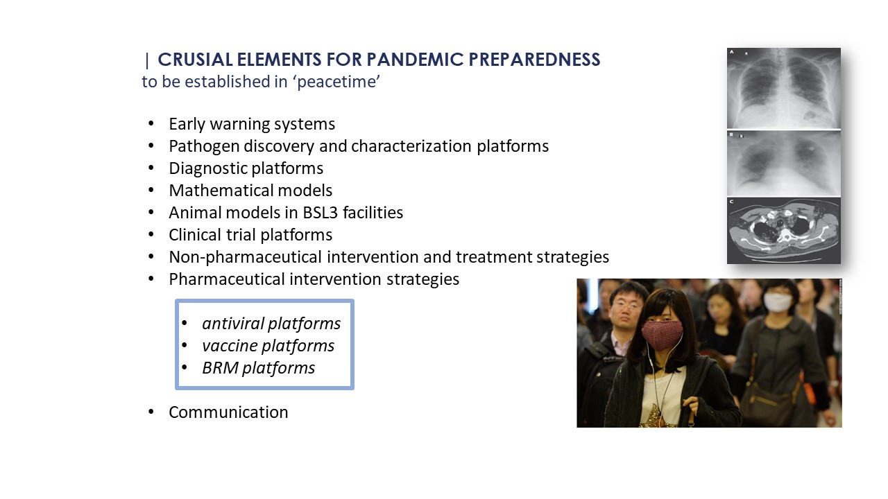 Crusial elements for pandemic preparedness