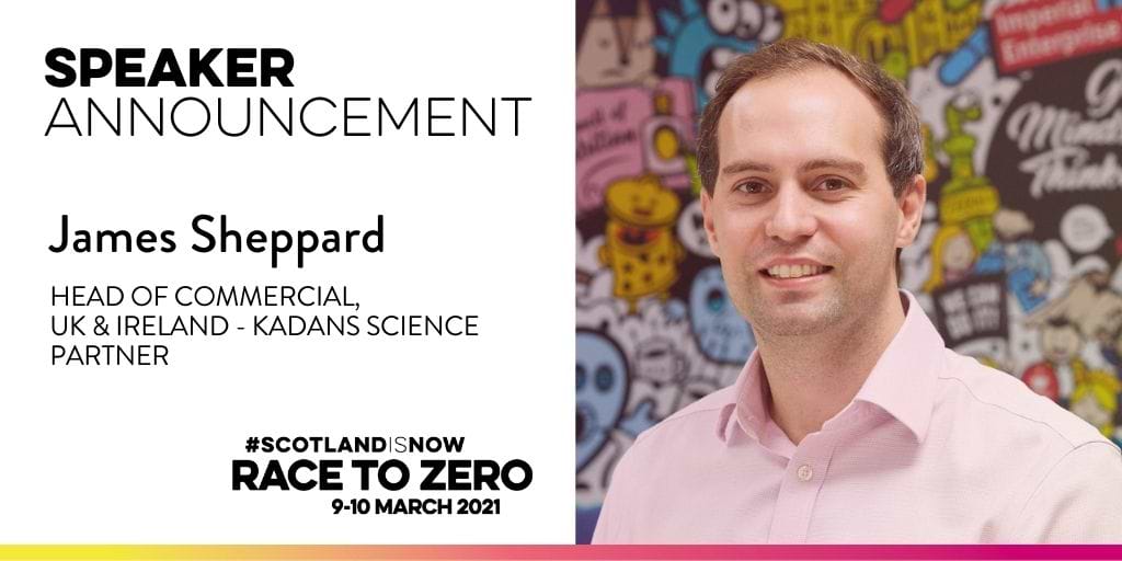 James Sheppard speaking at Scotland Is Now Race to Zero