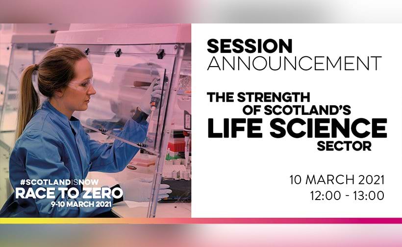 Session announcement:  the strenght of scotland's life science sector