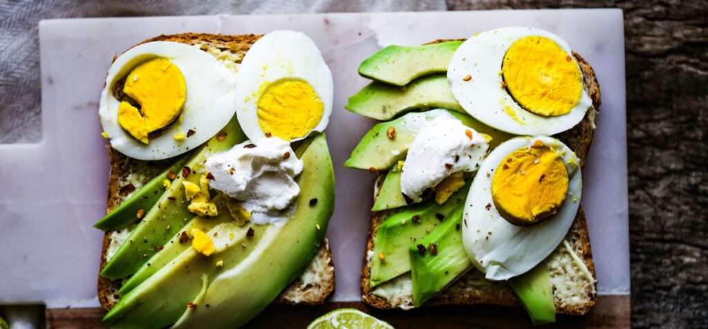 Avocado toast blood glucose