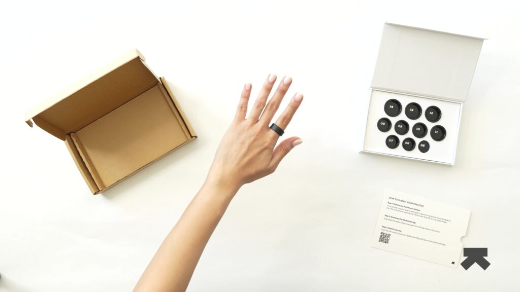 The Ultrahuman Ring AIR sizing kit