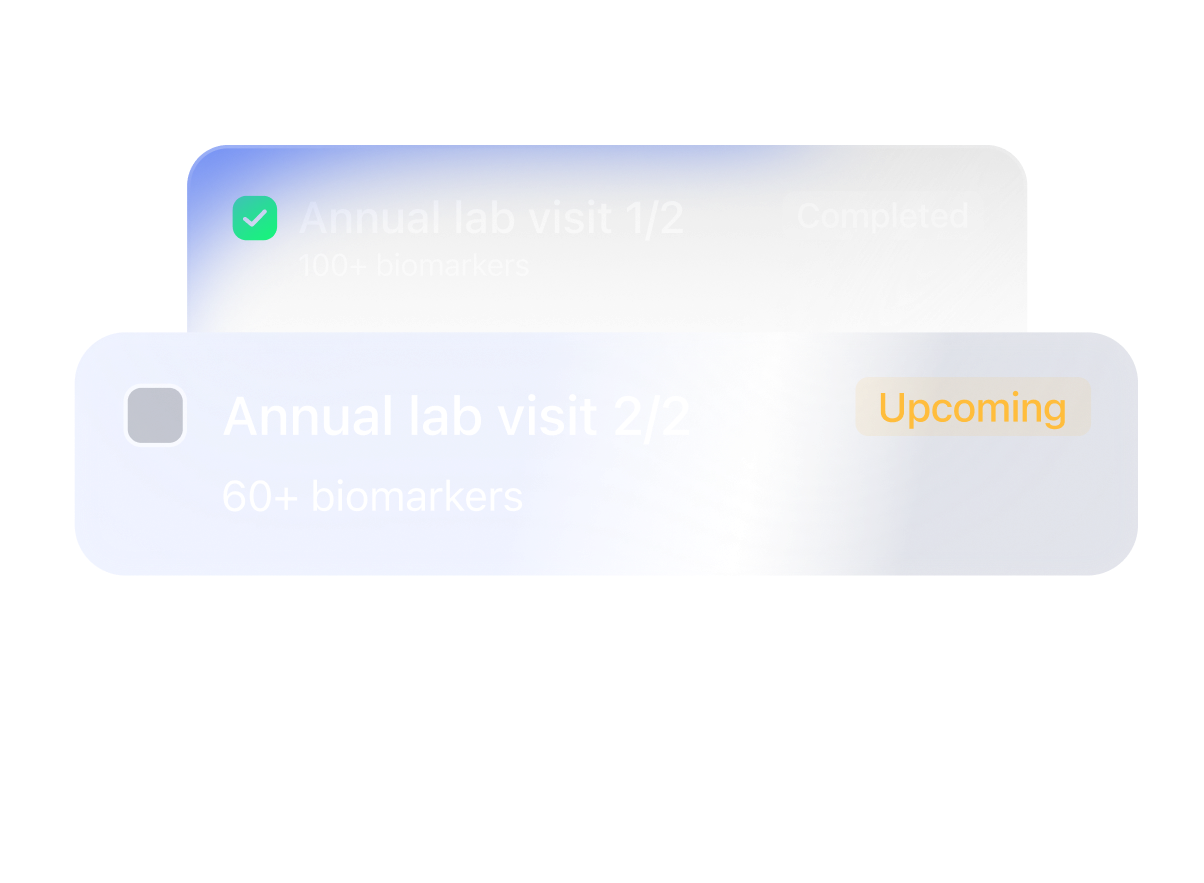 Two advanced tests a year