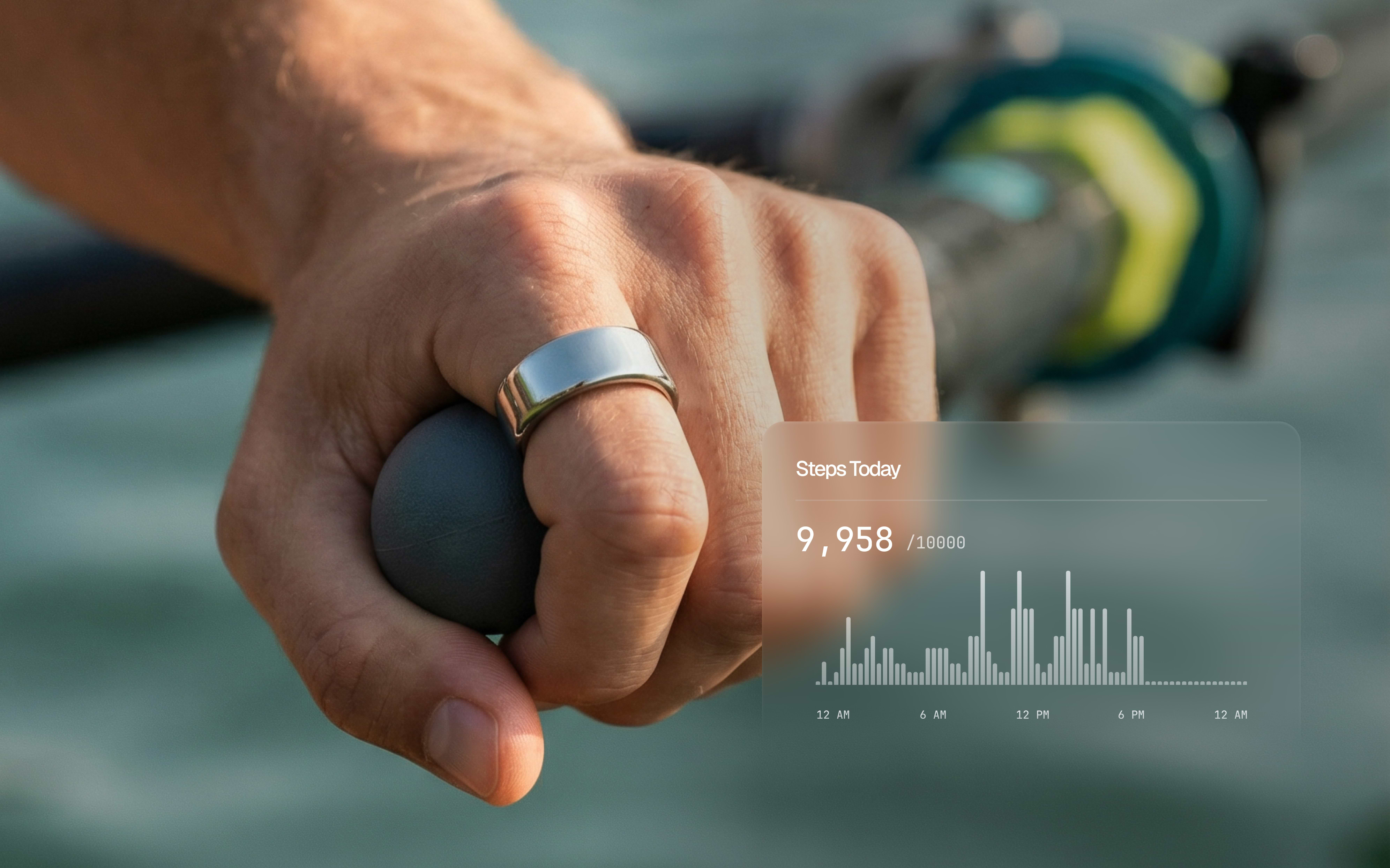 Ring PRO daily activity and steps tracking
