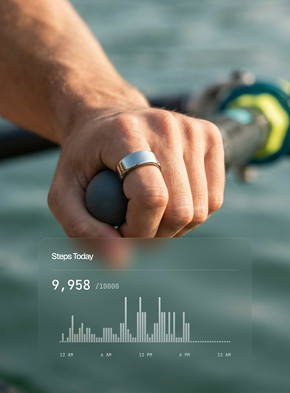 Ring PRO daily activity and steps tracking