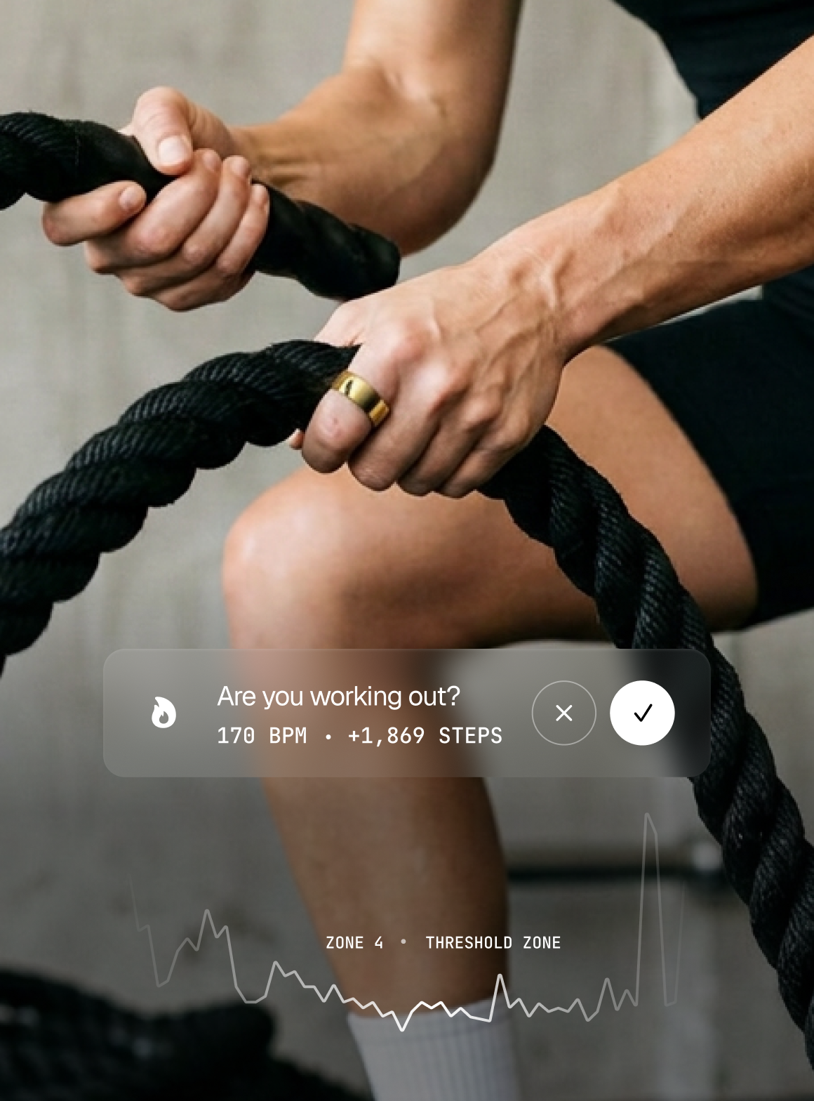 Ring PRO recovery and workout tracking