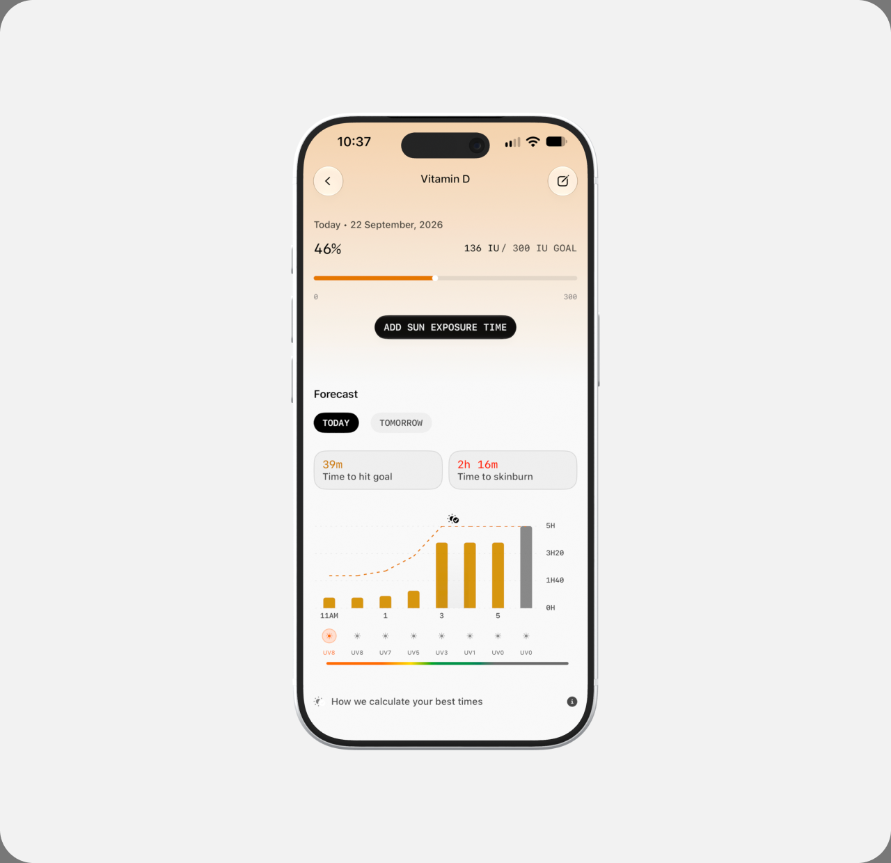PowerPlugs in the Ultrahuman app: Vitamin D