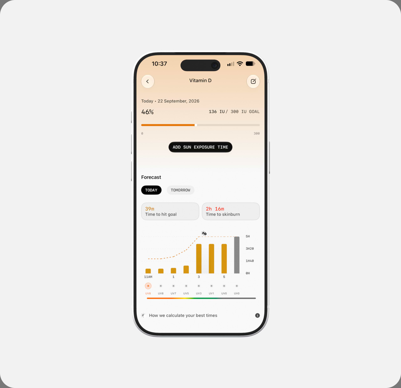 PowerPlugs in the Ultrahuman app: Vitamin D