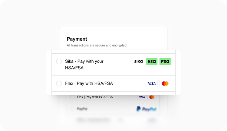 Choose Sika or Flex at checkout