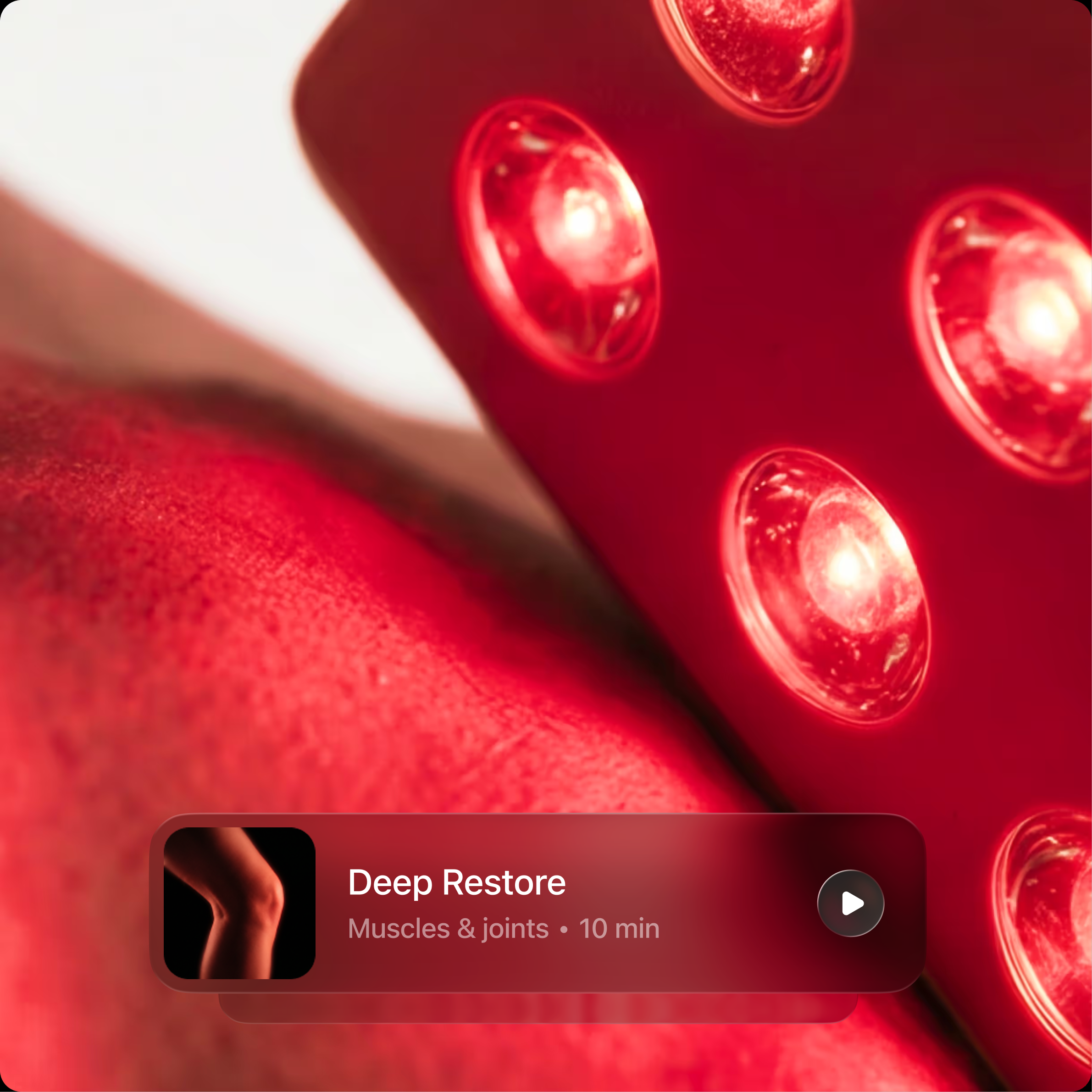 Photon near-infrared light supporting muscle recovery