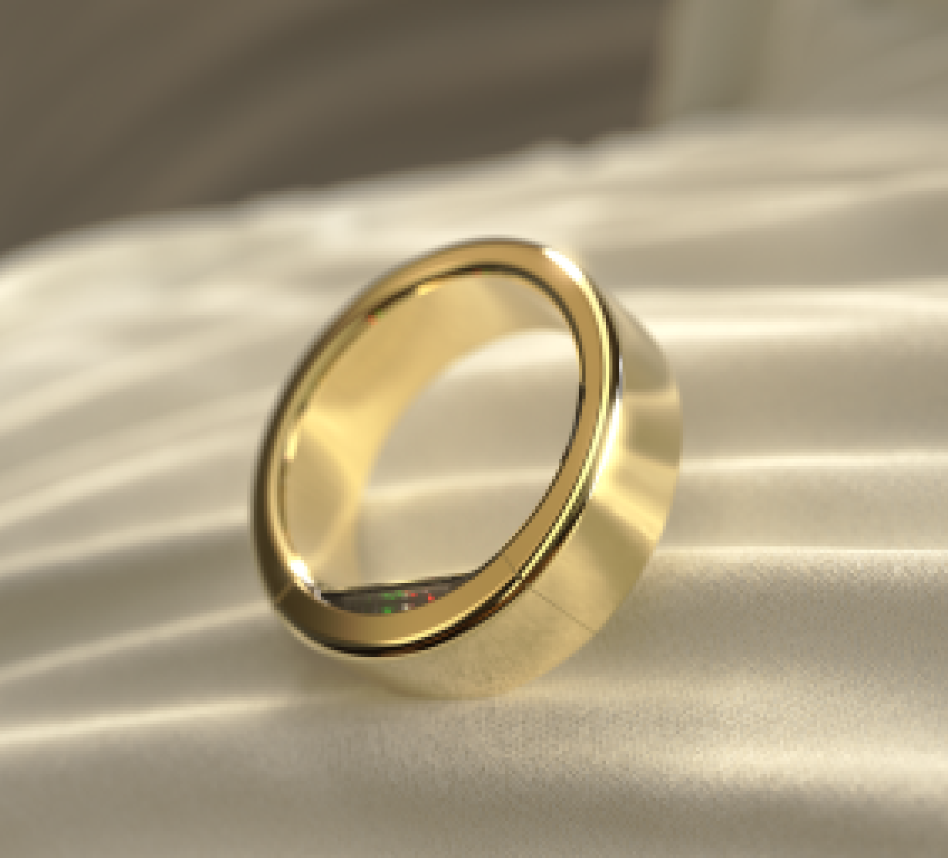 Gold Ring PRO on fabric