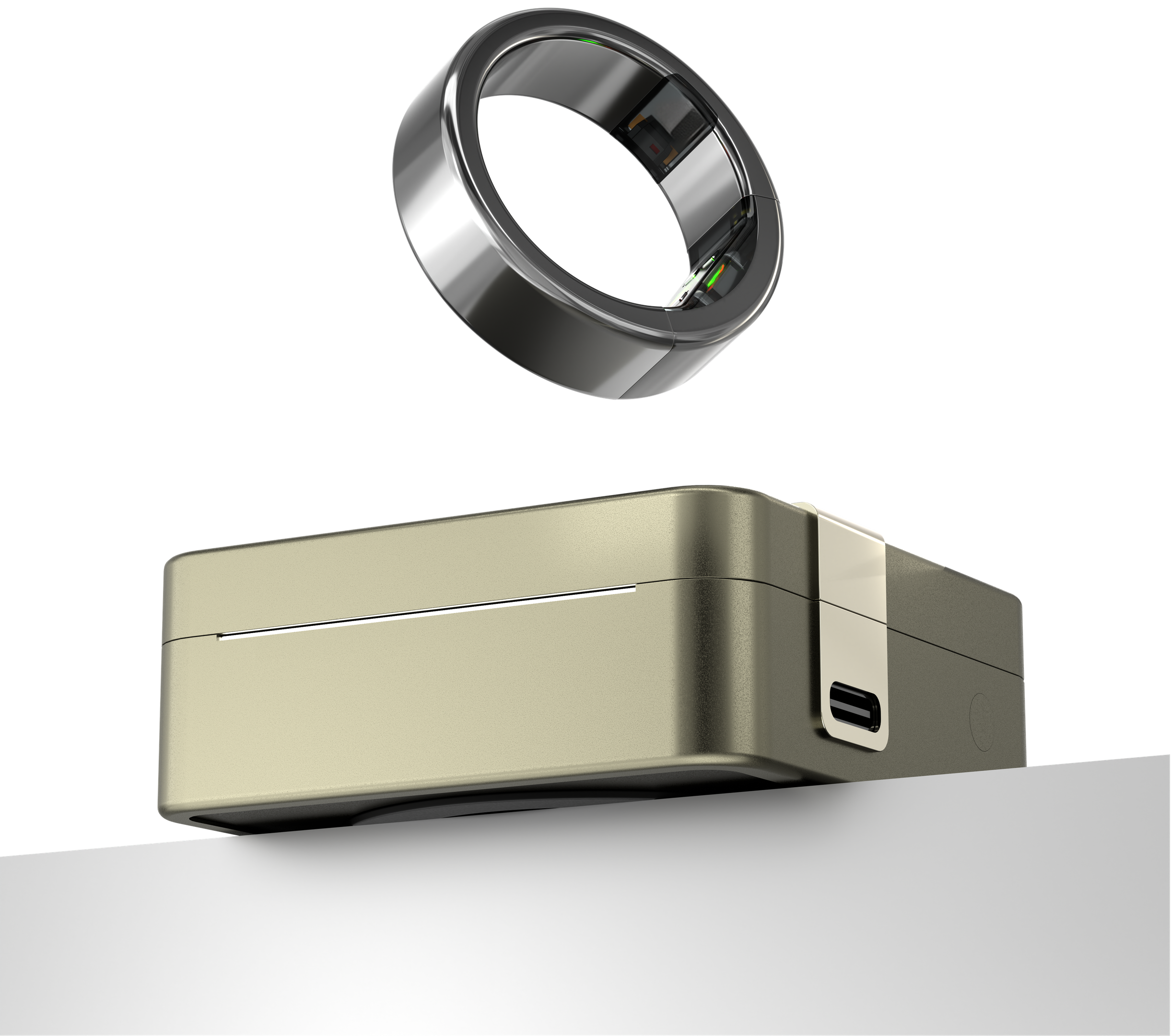 Ultrahuman Ring Pro with charging case