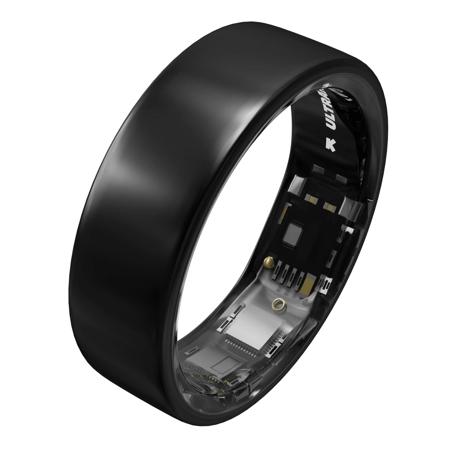 India's Safe and Trusted Nutrition-Ultrahuman Ring AIR Aster Black (Size 5)