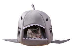 מיטה לחתולים ולכלבים "בייבי שארק" בצורת כריש