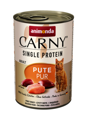 שימורים לחתול קרני Carny Single Protein הודו