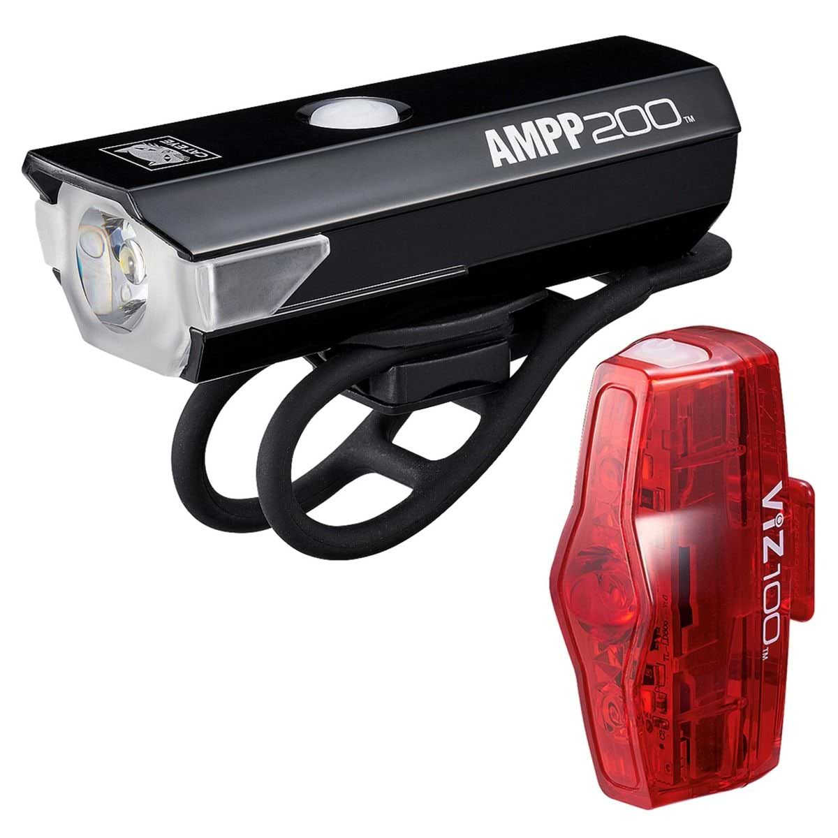 AMPP 200 / VIZ 100 Fahrradlicht-Set