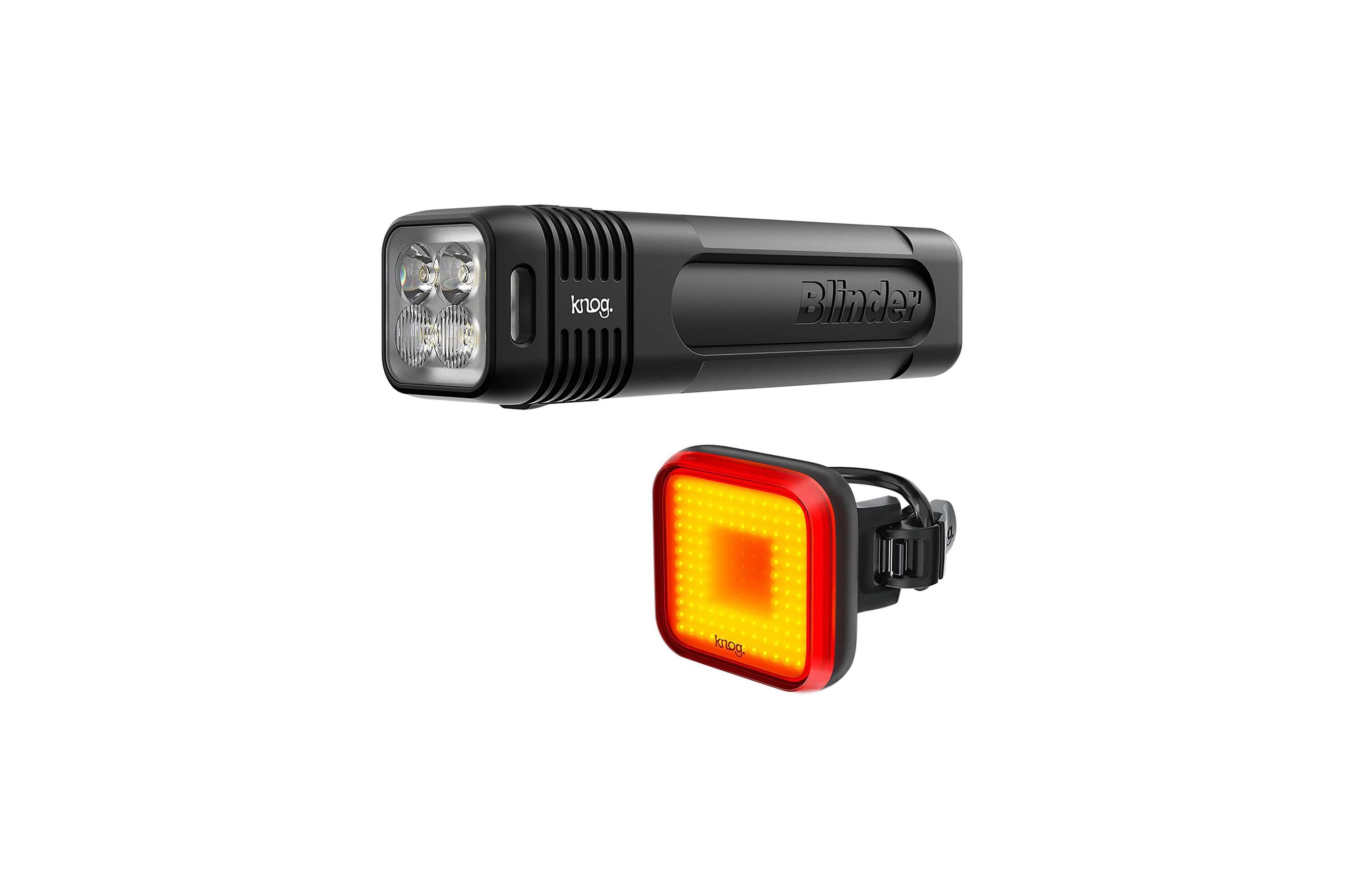 Knog Blinder Pro 600 and Blinder Square Rear Light Set