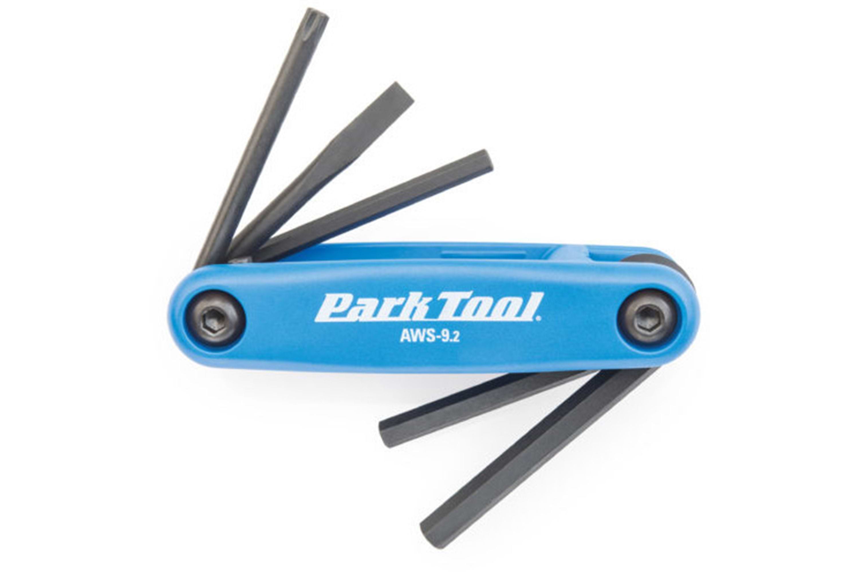 Park Tool AWS-9.2 Fold-Up Hex Wrench And Screwdriver Set