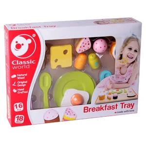 צעצוע עץ - ארוחת בוקר