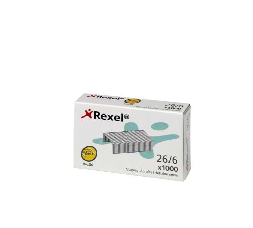 Rexel No 56 Staples 6mm (Pack of 1000) 6131