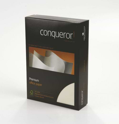 Conqueror Paper Laid Cream A4 100gsm Ream (Pack of 500) CQP0324CRNW