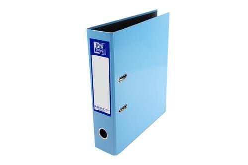 Elba 70mm Lever Arch File Laminated A4 Light Blue 400132438