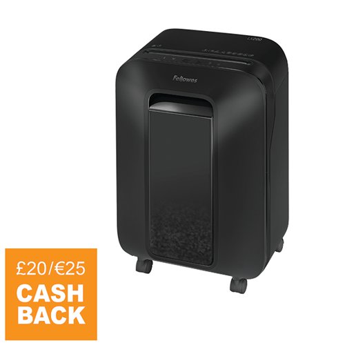 Fellowes Powershred LX200 Mini-Cut Shredder Black 5502301