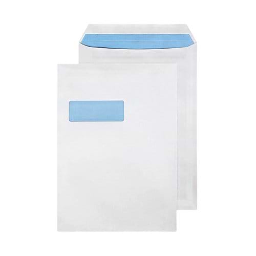 Blake PurelyEveryday C4 90gsm Seal White Window Envelopes (Pack of 50) 12892/50PR