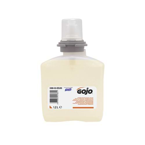 Gojo Antimicrobial Foam Soap TFX 1200ml Refill (Pack of 2) 5378-02-EEU00