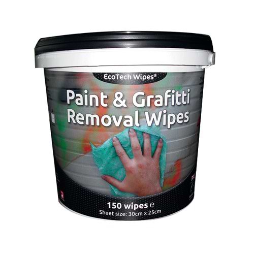 EcoTech Paint and Graffiti Wipes (Pack of 150) EBPG150
