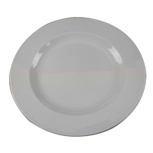 Porcelain Plate 250mm White (Pack of 6) 304111