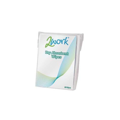 2Work Dry Clean Wipe (Pack of 50) DB57165