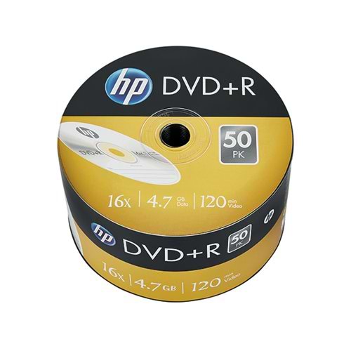HP DVD+R 16X 4.7GB Wrap (Pack of 50) 69305
