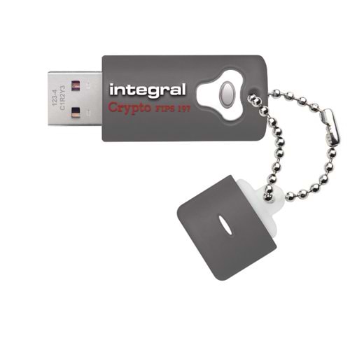 Integral Crypto Encrypted USB 3.0 8GB Flash Drive INFD8GCRY3.0197