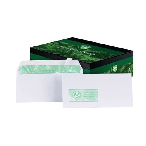 Basildon Bond DL Wallet Envelope Window White (Pack of 500) A80117