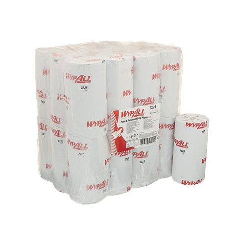 Wypall L10 Food and Hygiene Compact Roll (Pack of 24) 7225