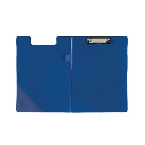 Q-Connect PVC Foldover Clipboard Foolscap Blue KF01301