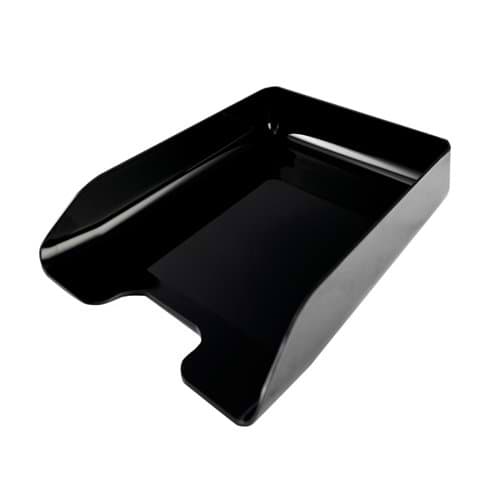 Q-Connect Executive Letter Tray Black (Suitable for A4 and Foolscap documents) CP125KFBLK