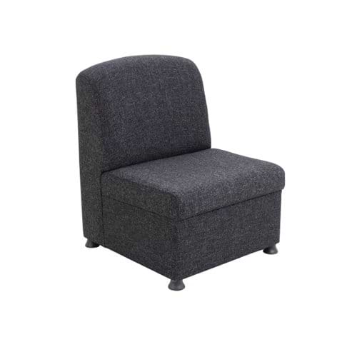 Arista Modular Reception Chair 610x670x830mm Charcoal KF74203