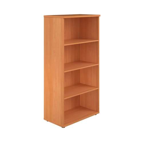 First 3 Shelf Wooden Bookcase 800x350x1600mm Beech KF803683