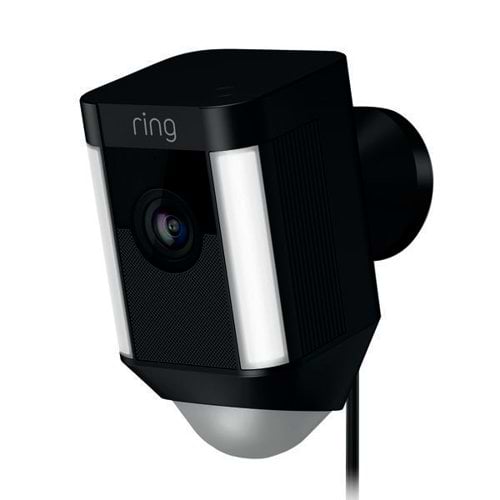 Ring Spotlight Cam Black Wired UK 8SH2P7-BEU0
