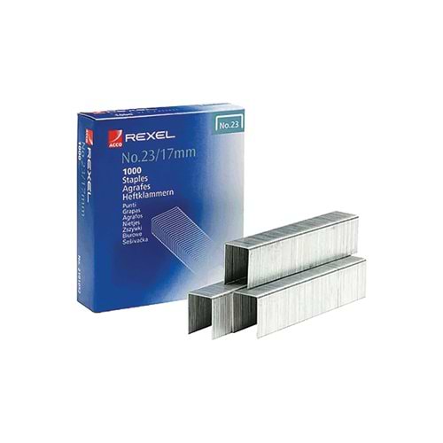Rexel No 23 Staples 17mm (Pack of 1000) 2101052