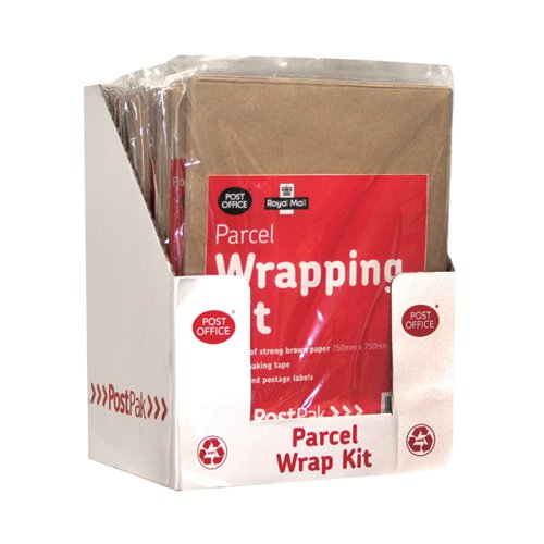Post Office Brown Post Pack Wrap Kit (Pack of 10) 39124016