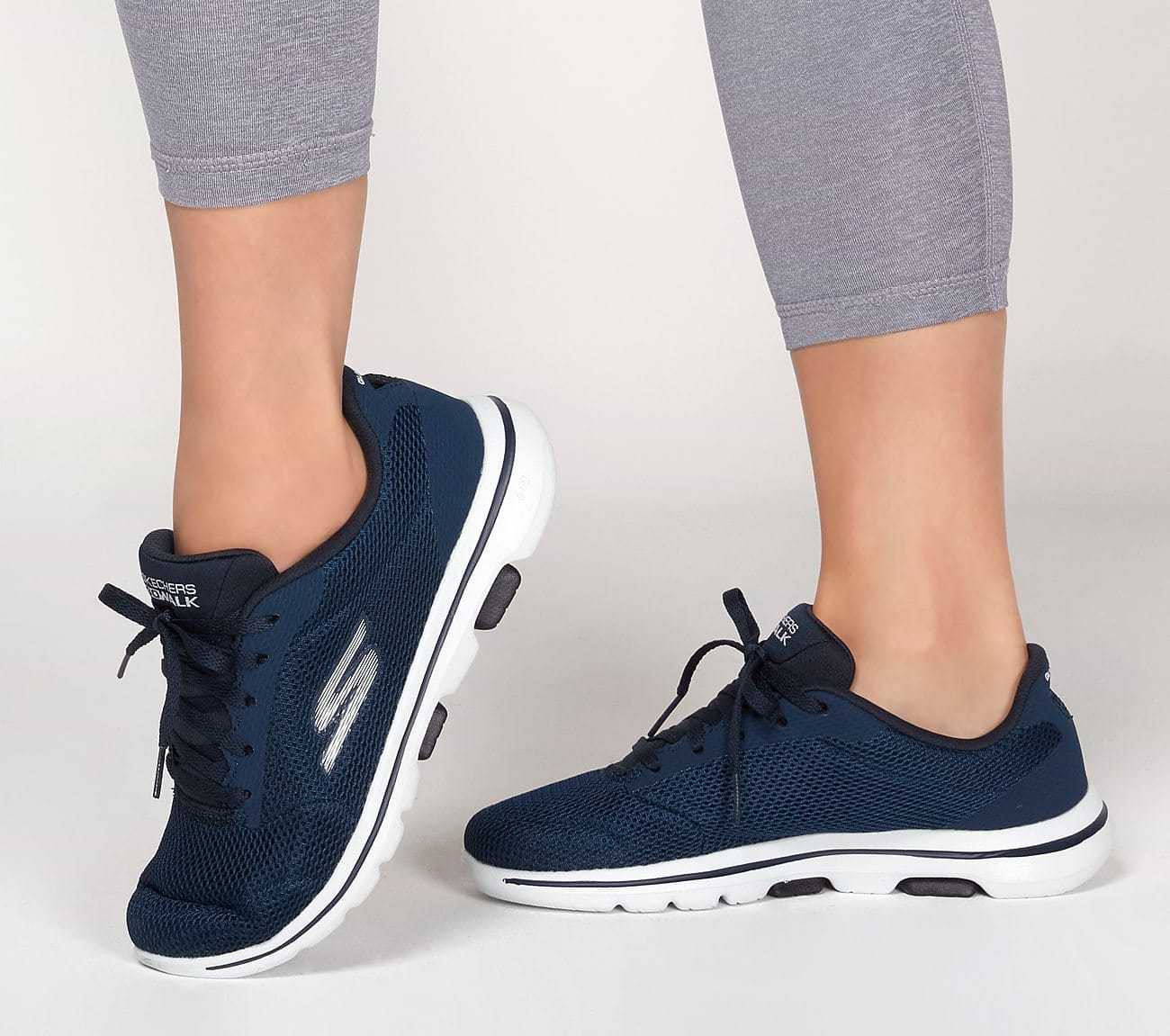 Skechers go walk 5 lucky navy on sale